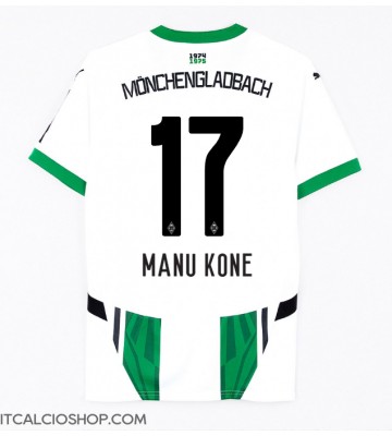 Borussia Monchengladbach Manu Kone #17 Prima Maglia 2024-25 Manica Corta